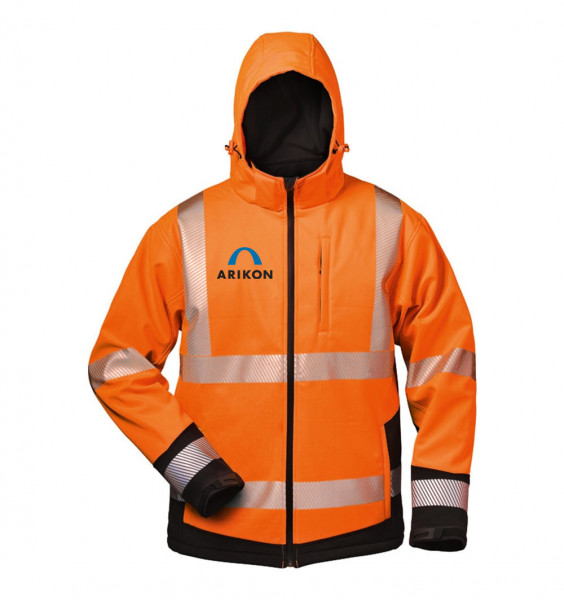 Softshelljacke Warnschutz - inkl. Logo